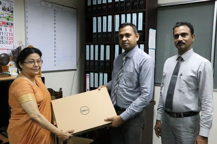 Distributing 350 new laptop computers among staff